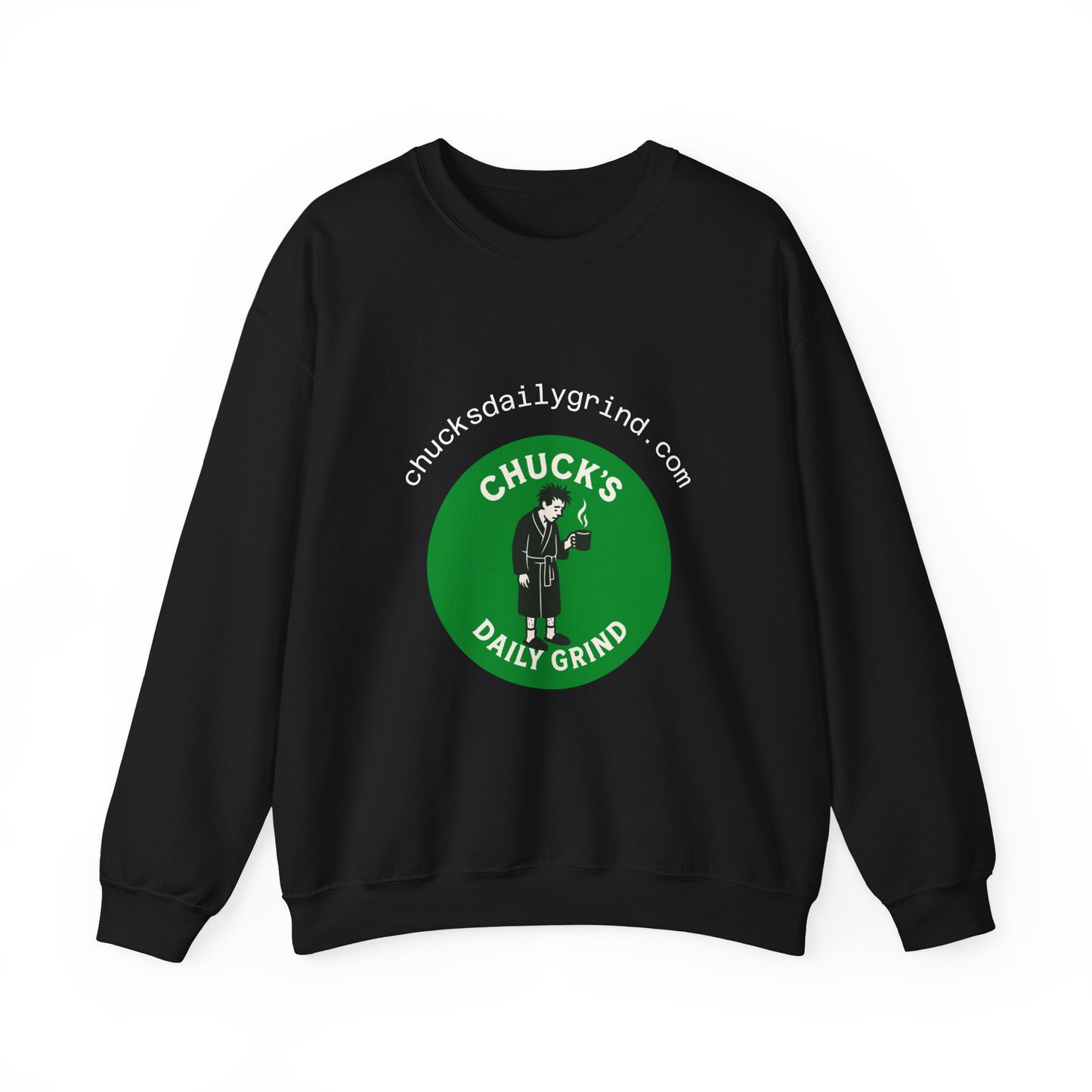 Vintage-Inspired Unisex Crewneck Sweatshirt with Green Design